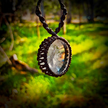 Load image into Gallery viewer, Negative quartz necklace
