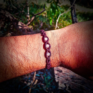 Rose quartz beads bracelet