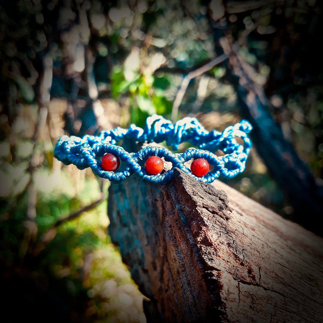 Carnelian beads bracelet