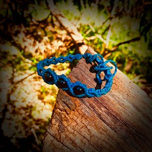 Black onyx beads bracelet