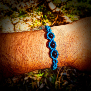 Black onyx beads bracelet