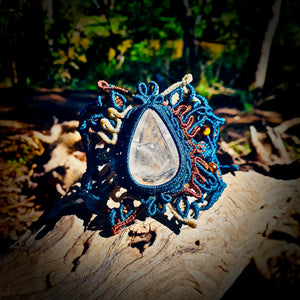 Negative quartz bracelet (unique design)