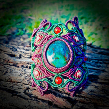 Load image into Gallery viewer, Chrysocolla bracelet (unique design)

