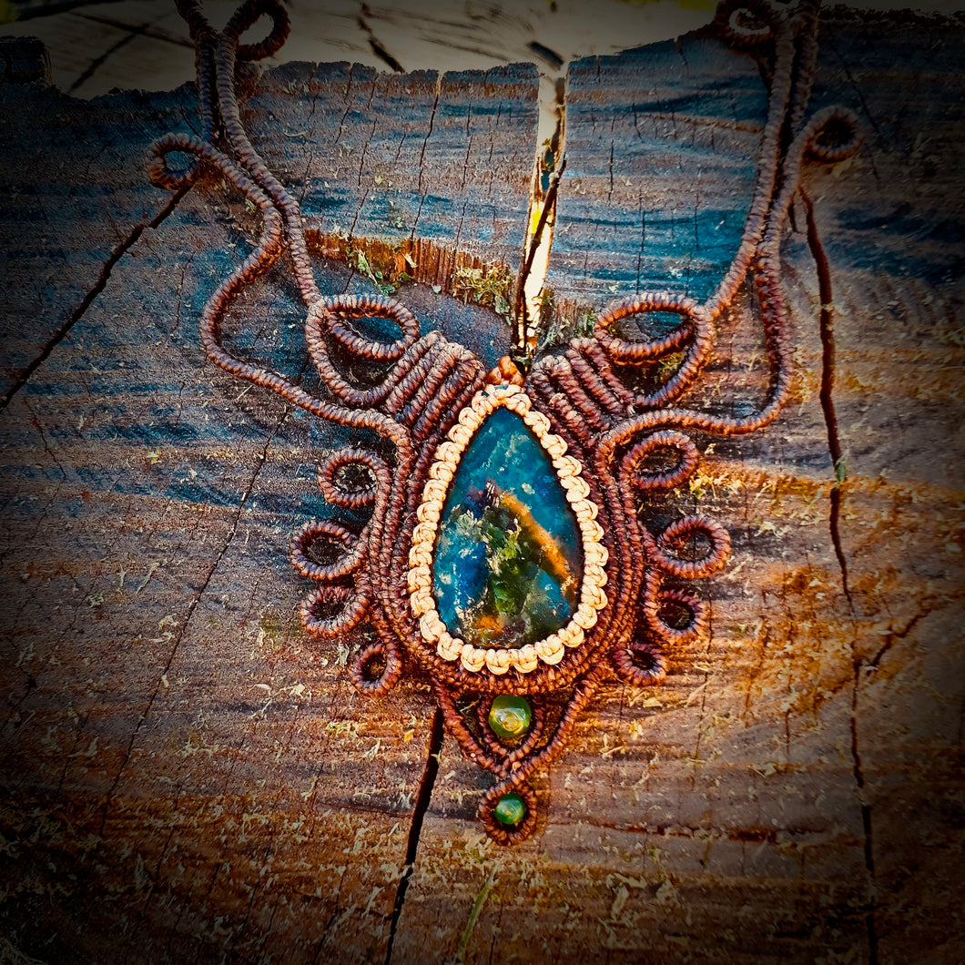 Serpentine necklace (unique design)