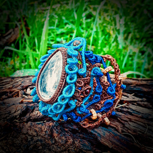 Negative quartz bracelet (unique design)