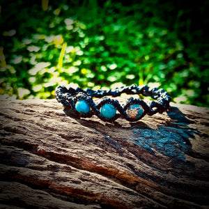 Chrysocolla beads bracelet