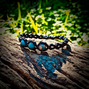 Chrysocolla beads bracelet