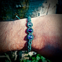 Load image into Gallery viewer, Rainbow fluorite beads bracelet
