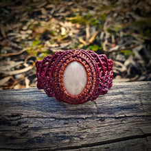 Load image into Gallery viewer, Milky rose quartz bracelet

