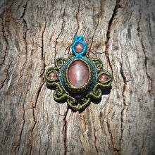Load image into Gallery viewer, Cherry quartz pendant
