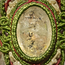 Load image into Gallery viewer, Hematoid quartz with dendrite bracelet (unique design)
