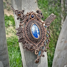 Load image into Gallery viewer, Lapis lazuli necklace (unique design)
