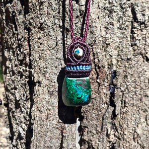 Chrysocolla necklace