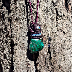 Chrysocolla necklace