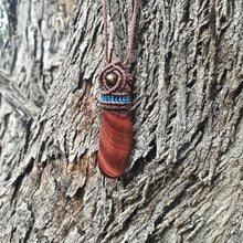 Load image into Gallery viewer, Red tiger&#39;s eye necklace
