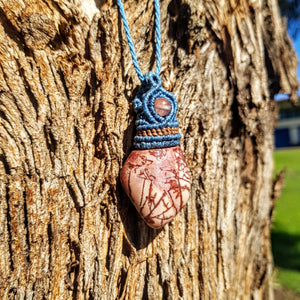 Montana bark jasper necklace