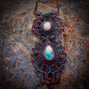 Aquamarine necklace (unique design)